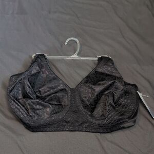 Playtex Black Lace Bra NWT 42H/ 40DDD